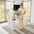 thumbnail image 2 of Stratus 60W x 30D Adjustable Standing Desk in White - Engineered Wood, 2 of 8