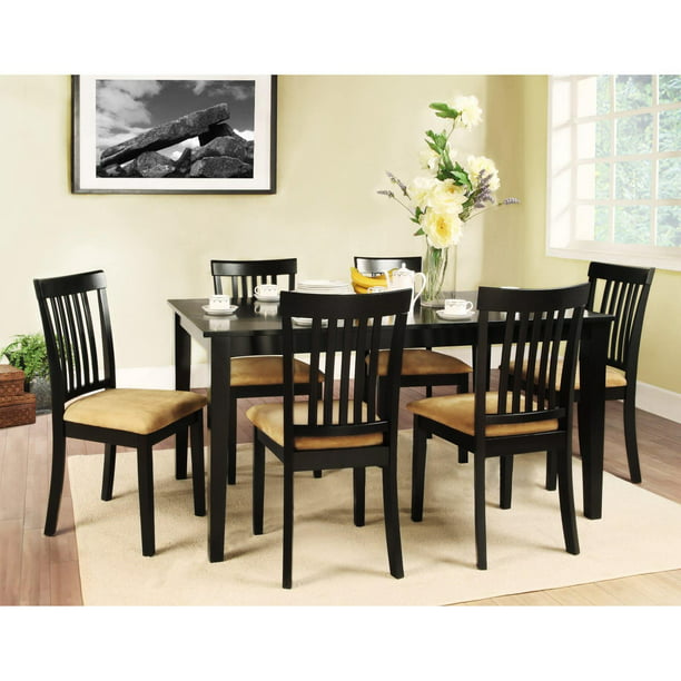 Rectangle Black Dining Table Set, Homelegance Dining Room Set