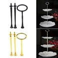 thumbnail image 2 of 2/3 Tiers Cake Rod Plate Stand Handle Fitting Hardware Wedding Party Supplies, 2 of 4
