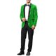 thumbnail image 2 of CHAQUETA DE DEPORTIVA CON LENTEJUELAS PARA HOMBRE INSPIRE CHIC, CON SOLAPA DE CHALECO, DE UN BOTÓN, BRILLANTE, VERDE, PARA BODA, 2 of 7