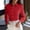 Red, variant on Chuancc Womens Dress Shirts Long Sleeve Button Down Shirt Business Casual Blouse Office Work Tops Black L