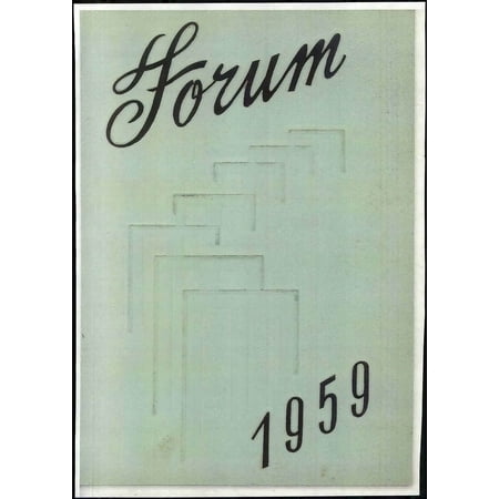 (Custom Reprint) Yearbook: 1959 Mount Vernon High School - Forum Yearbook (Mount Vernon OH)