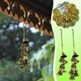 thumbnail image 3 of Rbaofujie Front Porch Decorations Outdoor Witch Bells Protection For Door Knob Hanger Wind Chimes Witchy Things Clear Negative Energy Witchcraft Supplies For Boho Home Room Decor Multi-color, 3 of 6