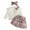 Red, variant on newwalpole Baby Girl Clothes Sets: 3 Piece Skirt Sets Ribbed Top Plaid Skirts with Headband Fall Outfits for Toddler 6-48 Months Khaki for Size 12-18 Months