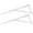 20inch, variant on simhoa 2 Pieces Folding Shelf Brackets K Type Spring Steel Brackets Shelf Hardware 18inch