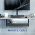 thumbnail image 4 of VIVO Black 30" Under Desk Shelf Storage Organizer System, 4 of 8