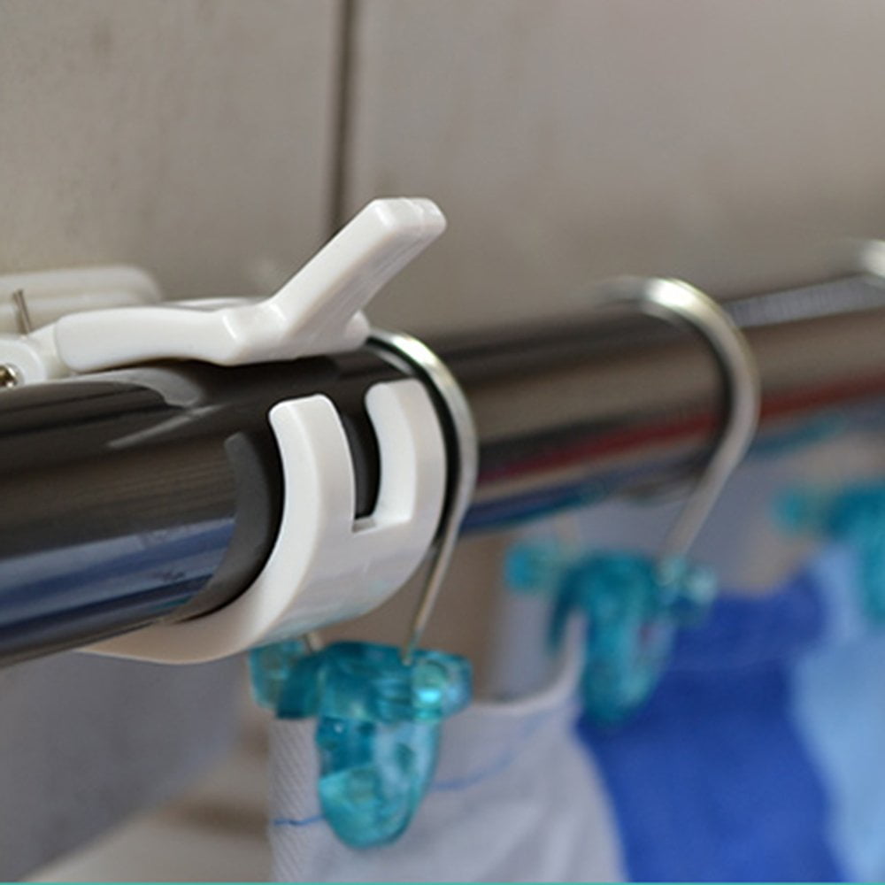 Hanging Rod End Hanging Clip Curtain Shower Curtain Hanging Rod Fixing
