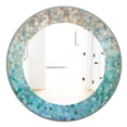 thumbnail image 1 of Design Art Designart Inc. MIR30488-FC24 Miroir Traditionnel 'bloqué Abstrait' - Miroir Mural Ovale Ou Rond - 24x24, 1 of 5