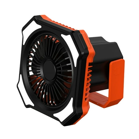 

Folamadak Fans Camping Fan Shining Call Hook Charging Bank Portable Stepless Speed Regulating Fan Light Household Fan Rollback