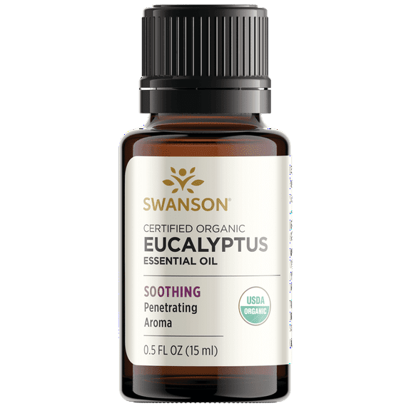 Swanson Aromatherapy Certified Organic Rosemary Essential Oil 0.5 fl oz Liquid