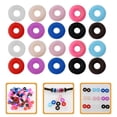 thumbnail image 3 of Shisuyan 100Pcs Stopper Rings Jewelry Making Accessories DIY Jewelry Making Stopper Beads, 3 of 8