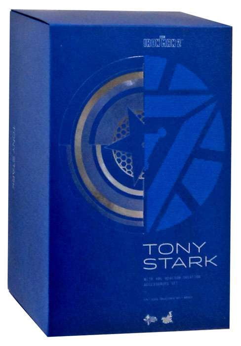 Tony Stark with Arc Reactor Creation Accessories Set Collectible Figure