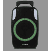 Altec Lansing SoundRover 50 Wireless Party Speaker, 50W, LED Party Lighting, Black, IMT8000M-BLK