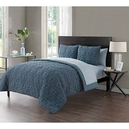 vcny home iron gate geometric embossed 5 7 piece bed in a vcny home iron gate geometric embossed 5 7 piece bed in a