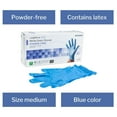 thumbnail image 5 of Nitrile Exam Gloves, Powder Free, Blue, Medium, Box of 100, 5 of 5