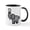 White/Black Inside, variant on CafePress - Elephant Volleyball - 11 oz Ceramic Mug - Novelty Coffee Tea Cup