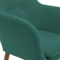 thumbnail image 6 of Elle Decor Roux Arm Chair in French Turquoise, 6 of 10