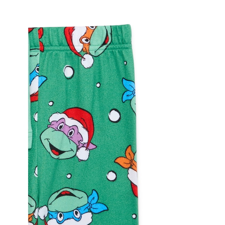 Teenage Mutant Ninja Turtles Boys Long Sleeve Top Pants Pajama Set 2 Piece Sizes 4 10 Walmart