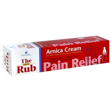 Rub 2 Ounce Cream - Natrabio The Arnica Rub Pain Relief Cream - 2 Ounce