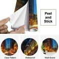 thumbnail image 4 of Peel and Stick Wallpaper Waterproof Philadelphias City Hall dusk Wall Mural Decor Self Adhesive and Removable 69in x 98in, 4 of 8