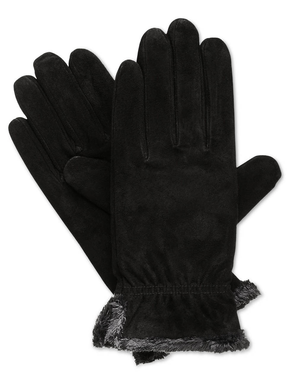 Isotoner Isotoner Women's Microluxe Plush Lined Suede Leather Gloves