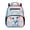 Blue Elephant, variant on Tractor Print Kids Backpack Toddler Bookbag Lightweight Comfortable School Bag with Multiple Organizer Pockets for Preschool Lightweight Kindergarten Daily Use