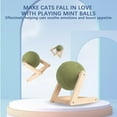 thumbnail image 6 of LEHOZIHEQ Pet Scratching Board, Giant Catnip Ball with Wood Stand, Wooden Pet Scratching Cats Mint Cats Climbing Frame Pet Supplies, 6 of 9