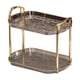 thumbnail image 2 of Estante de Almacenamiento de Plástico Transparente - Organizador de Baño y Escritorio de 2 Niveles para Cosméticos, Tazas y Adornos, 30,5 X 21 X 20,4 Cm, 2 of 6