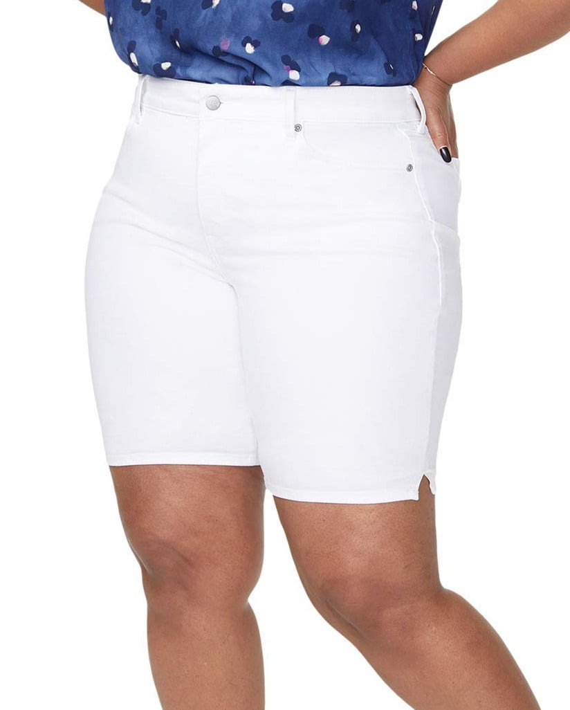 NYDJ Womens Ella Denim Bermuda Shorts 
