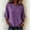 Purple, variant on Dxzfnsa Womens Summer Tops Women's Casual Solid Color Cotton Linen T-Shirts Short Sleeve Oversized Scoop Neck Loose Tees Lightweight Trendy Blouses