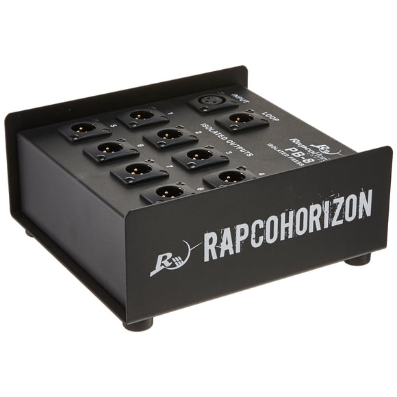 Caja de prensa Rapco Horizon PB-8 1 entrada/8 salidas XLR hembra