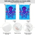 thumbnail image 5 of ZNDUO Ocean Octopus Pattern Garden Flag, 28"x40" Double Sided Polyester Flag for Garden Farmhouse Patio Home Decor, 5 of 8