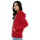 thumbnail image 3 of Sudadera con capucha con la bandera de Tommy Hilfiger y cremallera escarlata para mujer, talla XL, 3 of 5