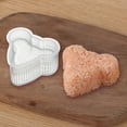thumbnail image 2 of Billuyoard Molde de sushi Bola de arroz de dibujos animados Molde de prensa manual antiadherente DIY Sandwich Bento Decoración Accesorios Camping Cocina y Comedor Tipo 5, 2 of 6
