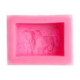 thumbnail image 1 of Elephant Family Soap Mold Handmade Silicone Mould Bar Art Craft Molds for DIY Soap Making Lotion Bar Baby Shower Scent, 1 of 4