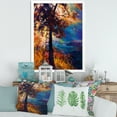 thumbnail image 3 of Designart 'Silhouette Of Autumn Tree In The Sunset Glow' Traditional Framed Art Print, 3 of 4