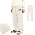 thumbnail image 4 of Kids Baby Boy Corduroy Pants Elastic Waist Sweat Pants Uniform Pants Boys Clothes Size 7-8 Years, 4 of 5