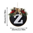 Christmas Decorations English Letters Christmas Wreaths Wreaths Home Decoration Door Tag