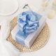 thumbnail image 2 of Cinta decorativa Ribbli satinada con alambre de 2,5 pulgadas, azul claro, 18 m, 2 of 4