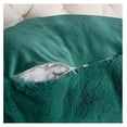 thumbnail image 6 of Faux Fur Bedrest Reading Pillow with DIY Filling, Need Assembly, 20" x 18" x 17"，Teal Green Backrest Armrest Pillow Chair Back Support for Sitting up in Bed, 6 of 7