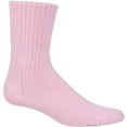 thumbnail image 2 of World's Softest Men's/Women's Classic Collection Crew Socks,Blossom Pink,Large, 2 of 2