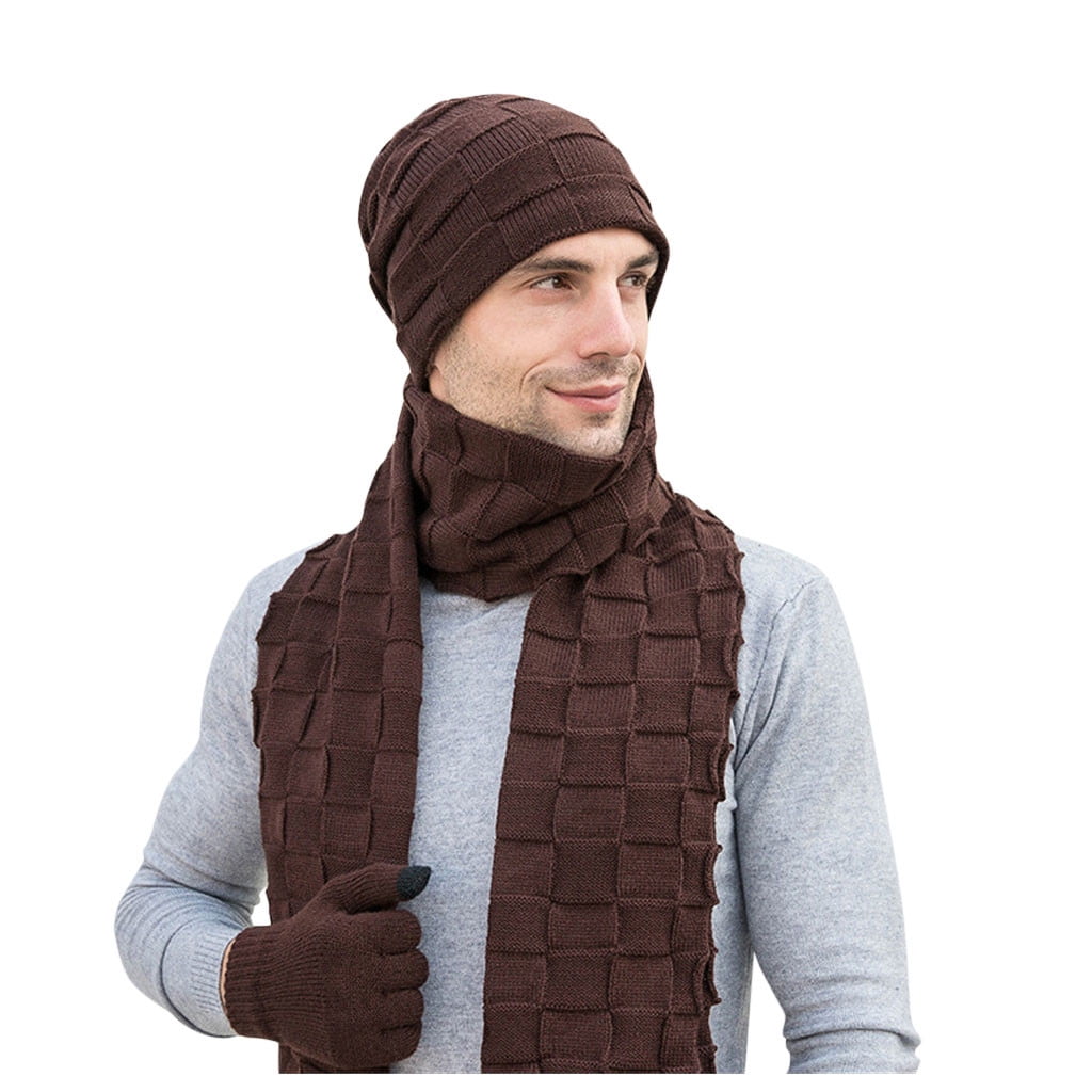 hat scarf and gloves mens