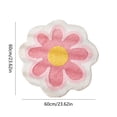 thumbnail image 3 of Holloyiver Cute Bath Mat, Soft Superfine Fiber Flower Bath Mat, 23.6 Inch Non Slip Water Absorbent Rug Bath Door Mats Rugs for Entrance Bedroom Kitchen Bathroom Toilet Floors (Pink), 3 of 6