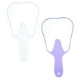 thumbnail image 4 of MasteelfCA 2pcs Tooth Shaped Handheld Mirrors Lovely Makeup Mirrors Dental Mirrors, 4 of 8