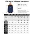 thumbnail image 5 of WenVen Women's Winter Coat Insulated Puffer Jacket Warm Snow Parka with Windproof Hood Navy 2XL, 5 of 13