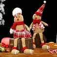 thumbnail image 3 of Gingerbread Man Doll Long Leg Christmas Stuffed Plush Toy Cute Kitchen Gingerbread Figure for Men Women Christmas Party Tree Decoration, 3 of 7