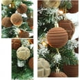 thumbnail image 5 of 12 Pcs Velvet Christmas Ornaments Balls 2.36 inch Flocked Christmas Tree Ball Hanging Ornaments Velvet Christmas Baubles for Xmas Party Wedding Home Decor, 5 of 10