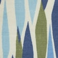thumbnail image 6 of Waverly Sun N Shade 93x130" Rectangle Fabric Area Rug in Seaglass Green, 6 of 10