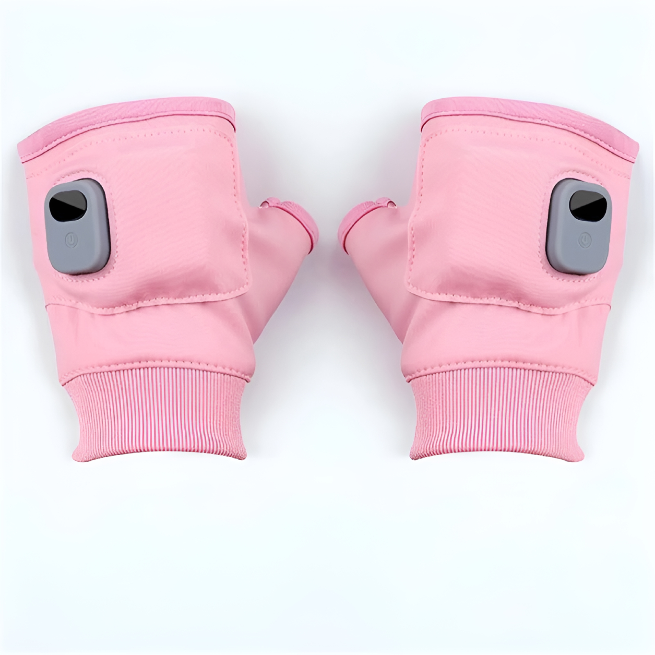 TELOLY Heated Gloves Fingerless for Women Man Rechargeable Electric Touchscreen Wearable Cold Winter Work Arthritis Pain Relief Hand Warmers Hot Compress Reusable Heated Fingerless Gloves