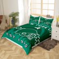 thumbnail image 3 of Football Duvet Cover King,American Football Bedding Set ,Rugby Comforter Cover,Football Players Bed Sets with 2 Pillow Shams Bedroom Decor(New York City), 3 of 5